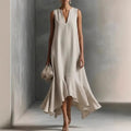Elegant Collection | Summer Dresses for Women with Ruffle Hem | Lightweight Flowy Sundress for Effortless Style